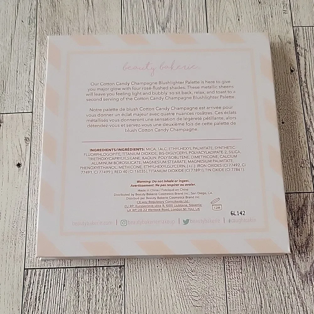Beauty Bakerie Cotton Candy Champagne Blushlighter Palette